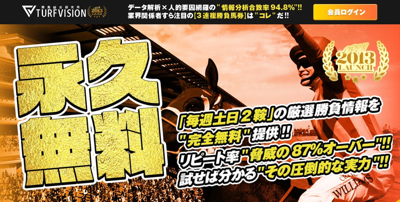 ターフビジョンは怪しい？当たる？口コミ・評判・予想を徹底検証