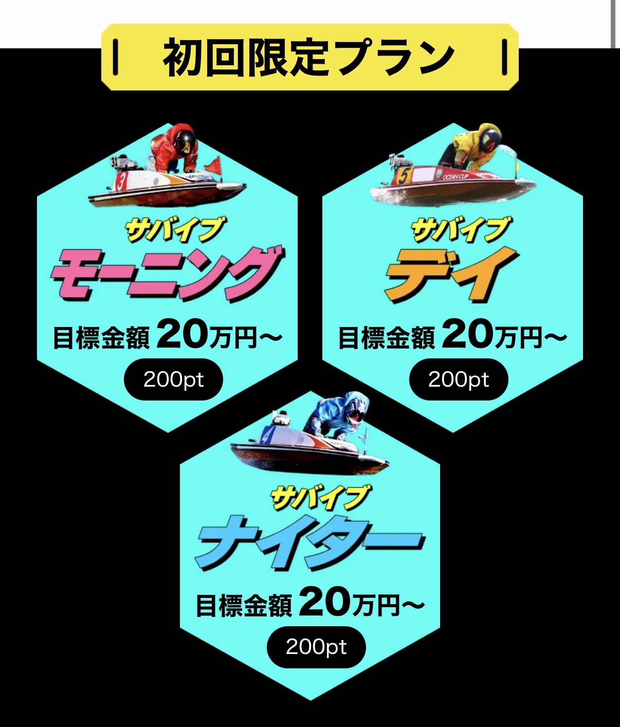 競艇予想サイト　競艇サバイバー　有料プラン　初回限定プラン　補償付き