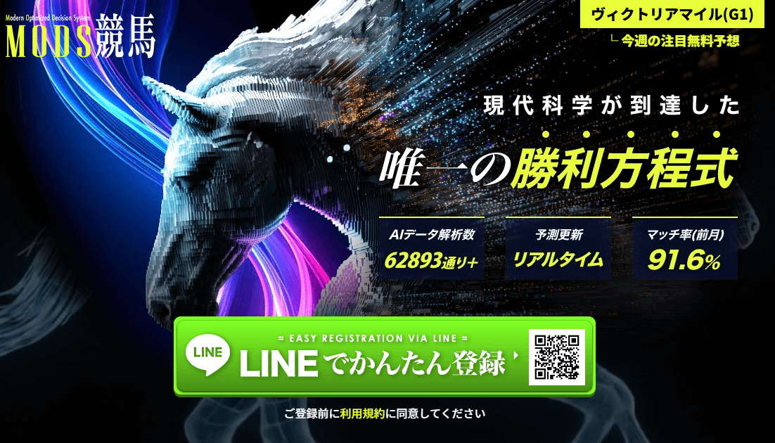 MODS競馬の口コミ評判は怪しい？無料予想は当たるのか的中率と実績を検証