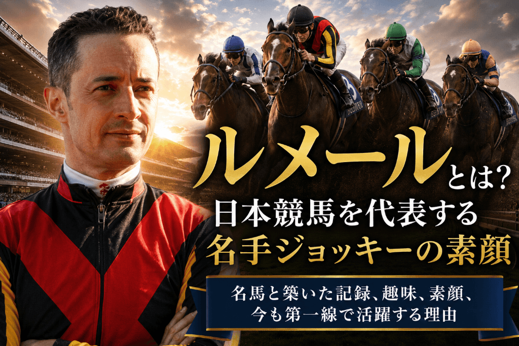 クリストフ・ルメール騎手のプロフィール|日本競馬を代表する名手の記録や素顔を紹介