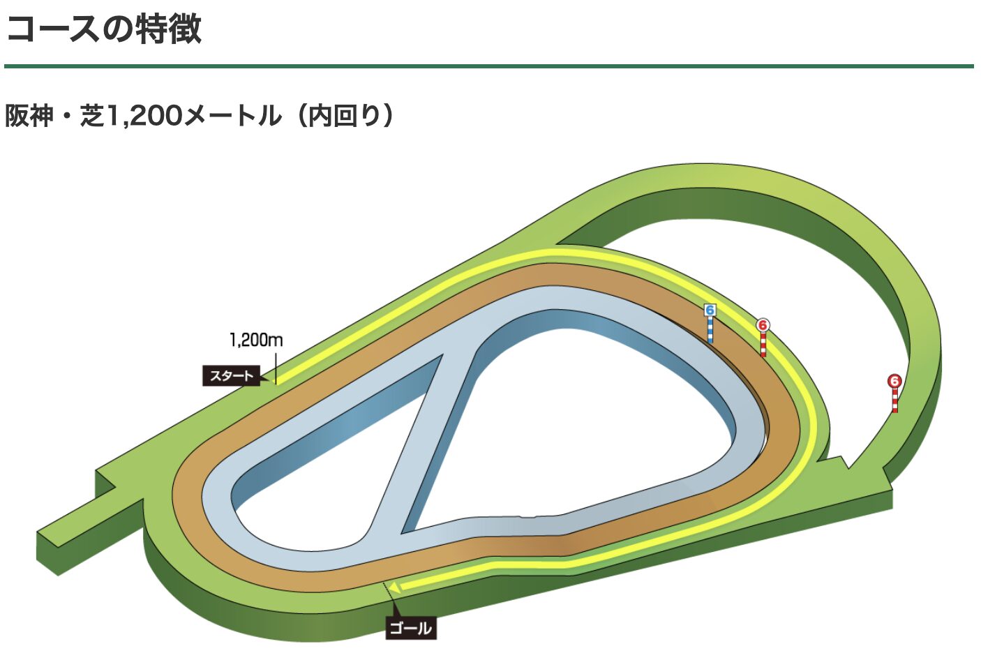 競馬　産経賞セントウルステークス　G2　コース　阪神競馬場
