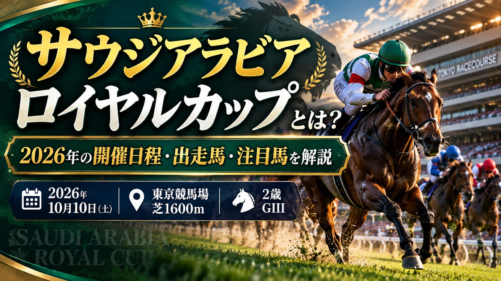 サウジアラビアロイヤルカップとは？2026年の開催日程・出走馬・注目馬を解説